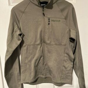 Marmot Men's Olive Green Pullover Hoodie